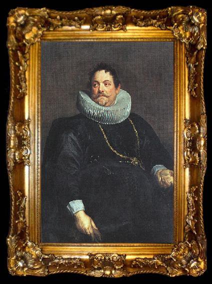 framed  Anthony Van Dyck Portrait of Jean de Montfort, ta009-2